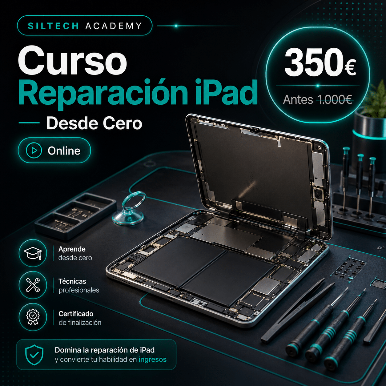 Curso Reparación iPad desde Cero